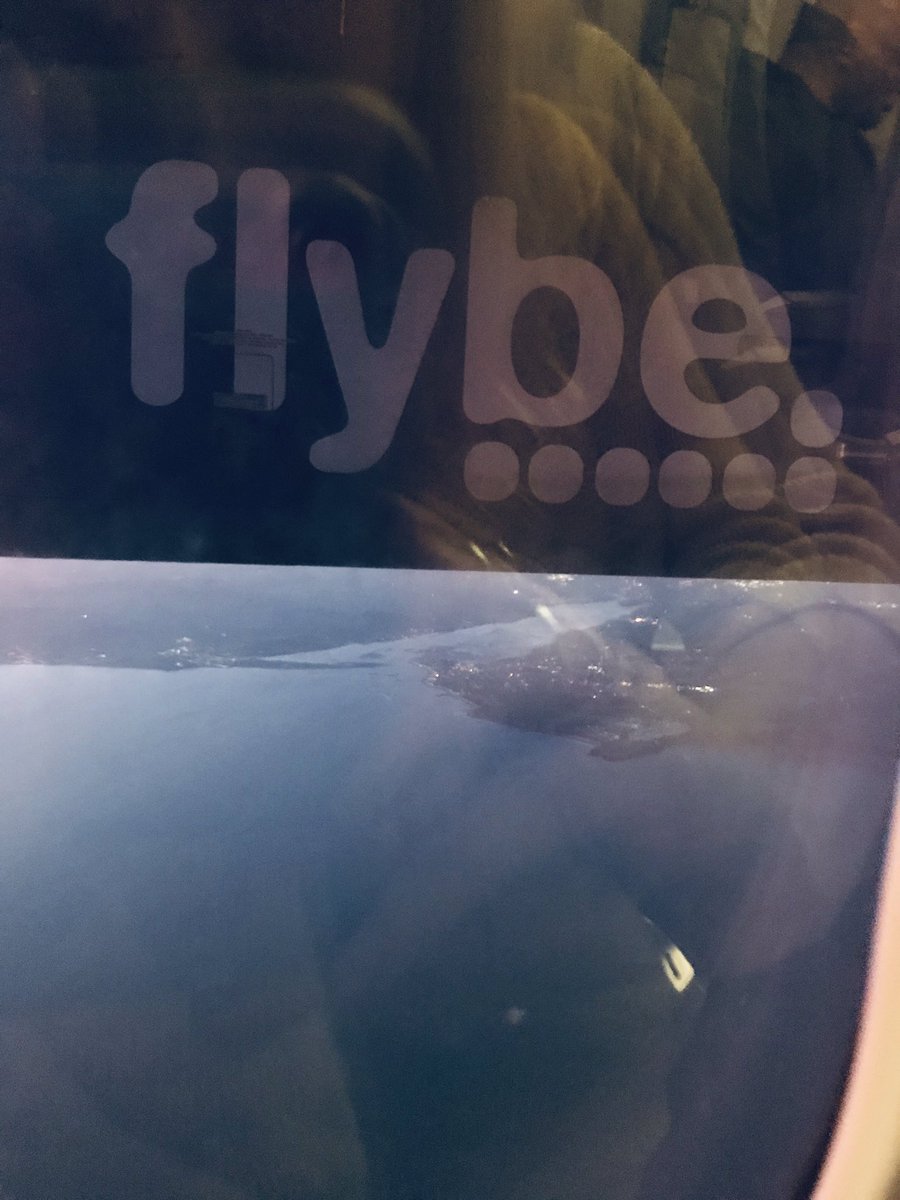 webpholio's tweet photo. Such sad news about #flybe and for #Exeter. Was so nice to use a local airline based minutes from home. Great staff and service flying back from Jersey for New Year #RIPFlyBE https://t.co/0vNcfBt3ln