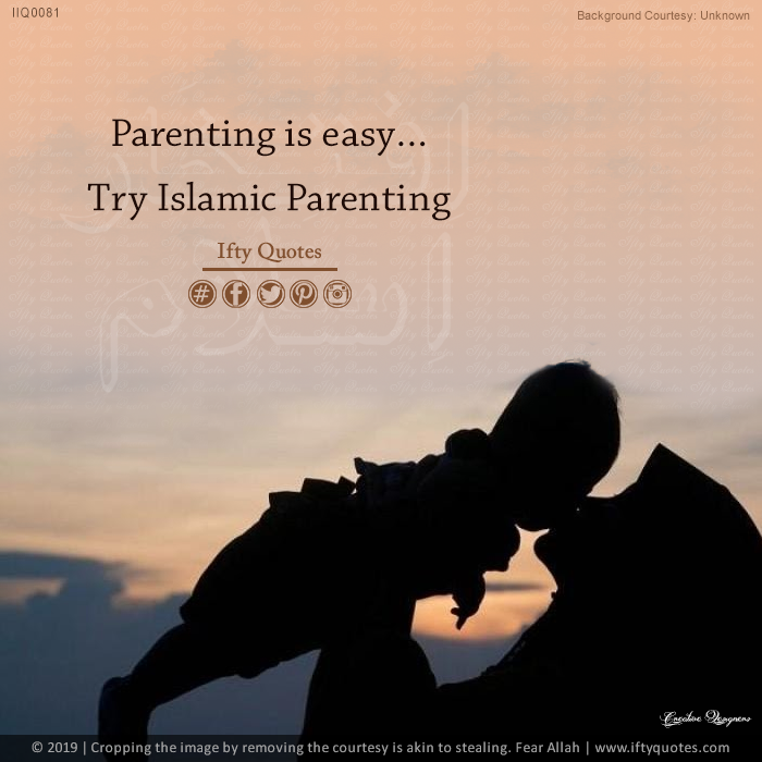 IftyQuotes's tweet photo. #IftyQuotes | Parenting is easy... Try Islamic Parenting ~ @IftikharIslam 

#ThursdayThoughts #ThursdayMotivation https://t.co/zMvpAt9unI