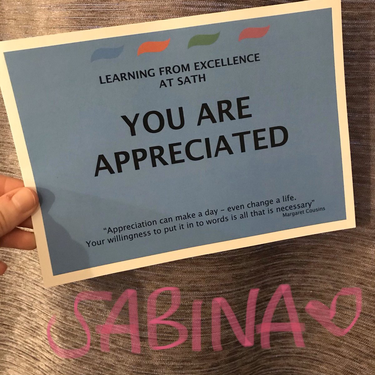 #ITUsuperstar Sabina✨ nominated for always being enthusiastic and working with a smile &amp; without complaint despite challenging circumstances 💪🤩🙌😁 <a href="/SaTHCritCare/">SATHCriticalCare</a> <a href="/sathNHS/">SaTH</a> <a href="/SJaneyD/">JaneyD</a>