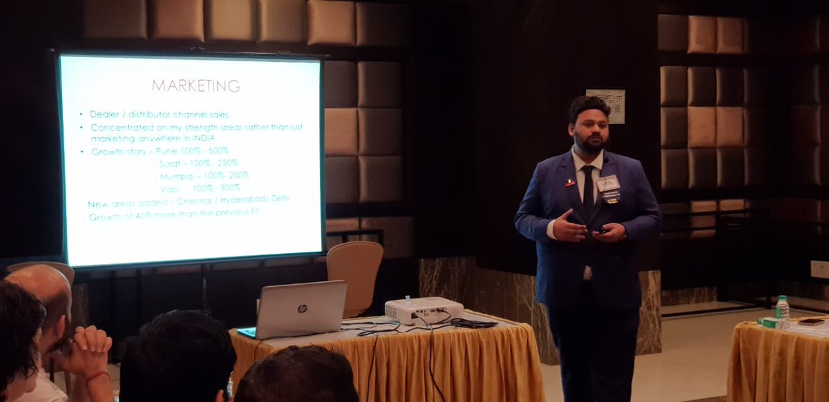 BniMagic's tweet photo. A quick glance of the presentation that took place on Wednesday at #BNIMagicMumbai.

Ms. Khushboo Thakkar introduced his business of Event Designing and Mr. Keval Doshi presented his business of LED Lights Manufacturing.
#BusinessOwners #TeraBusinessMeraBusiness #NetworkMarketing https://t.co/rLyCFIh4Bu