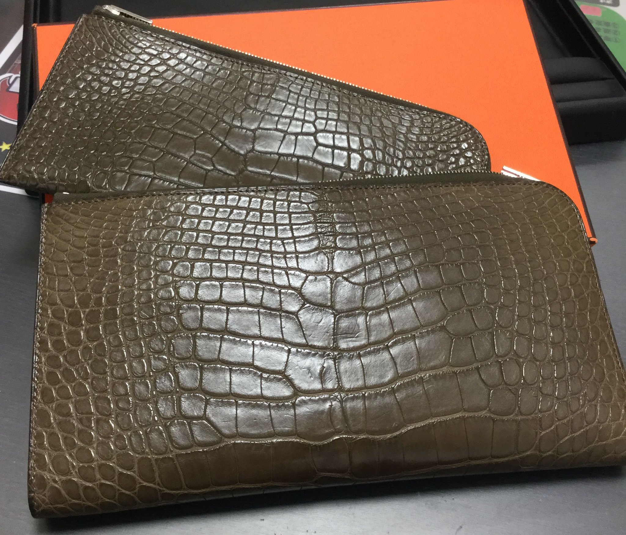 エルメス アリゲーター リミックス ヴォヤージュ