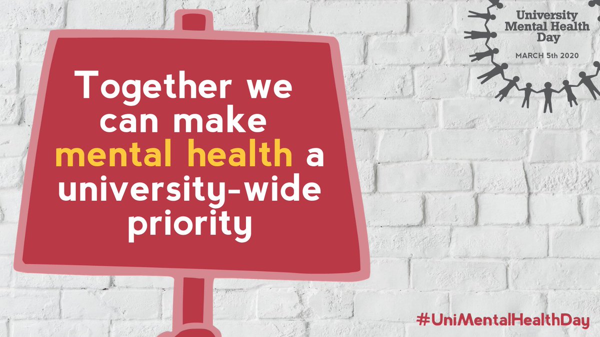 ❗️ UUK supports #UniMentalHealthDay, a campaign by @StudentsMindsOrg and <a href="/UMHANUK/">UMHAN</a> to ensure that mental health is a university-wide priority
 
Minding our future contains guidance to improve the coordination of care between the NHS and universities

👉 bit.ly/2Ifpypo