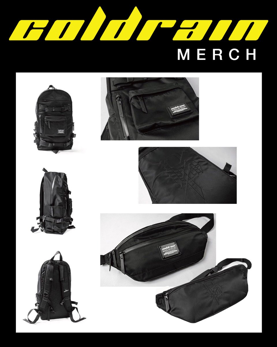 coldrain MAKAVELIC コラボ 限定リュック coldrain × MAKAVELIC DOUBLE BELT DAYPACK LIMITED EDITION