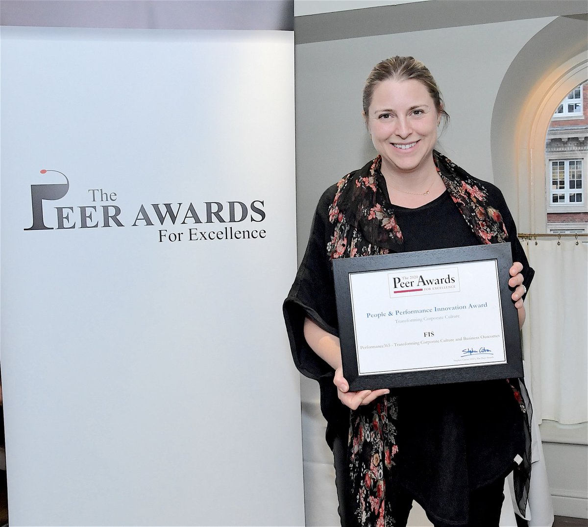 ThePeerAwards's tweet photo. Congratulations FIS @FISGLOBAL on receiving a 2020 Peer Award for Innovation in People &amp; Performance with “Performance365 – Transforming Corporate Culture and Business Outcomes” #TPAHR https://t.co/vgo1dodNwk
