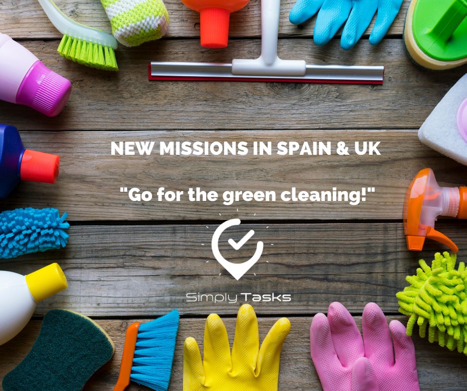 SimplyTasks's tweet photo. Let's start the day with some New Missions 🎉! 
Some new green cleaning products have arrived at the stores! Help us find them by going inside this store and check if they are available and take some pictures. Easy-peasy!

#thursdaymorning #thursdayvibes #cleaningmotivation https://t.co/mXhMQEZeYV