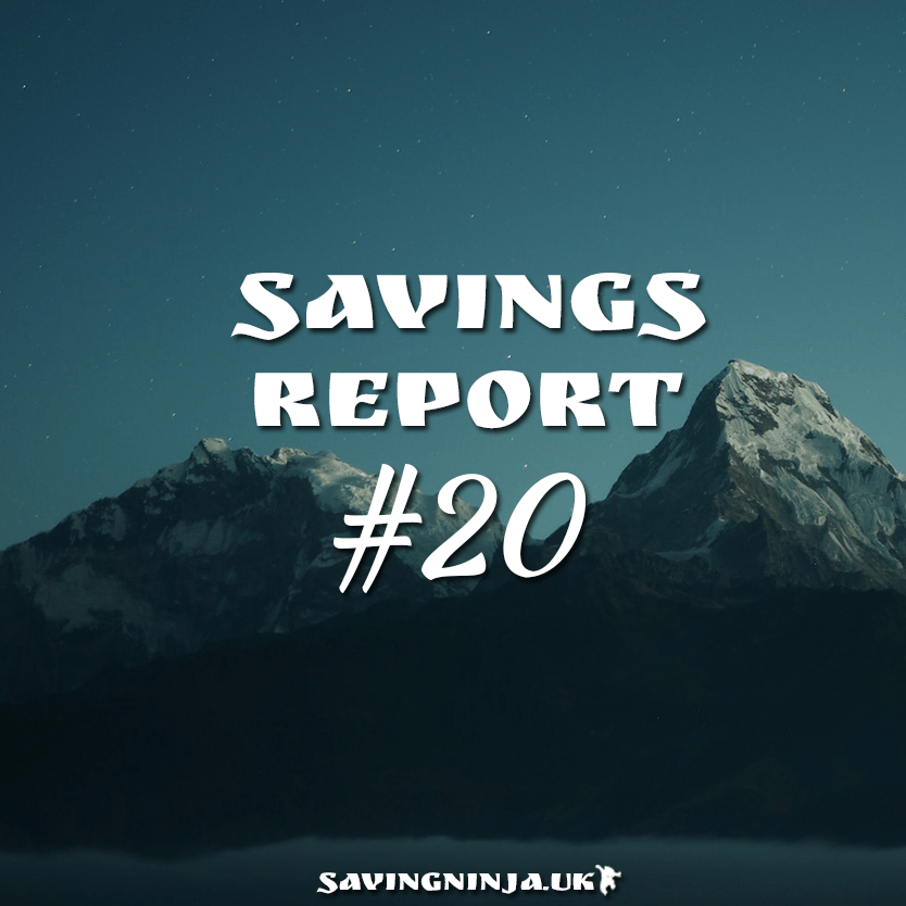 Savings Report #20 – You Knock me Down but I get up Again thesavingninja.com/savings-report…