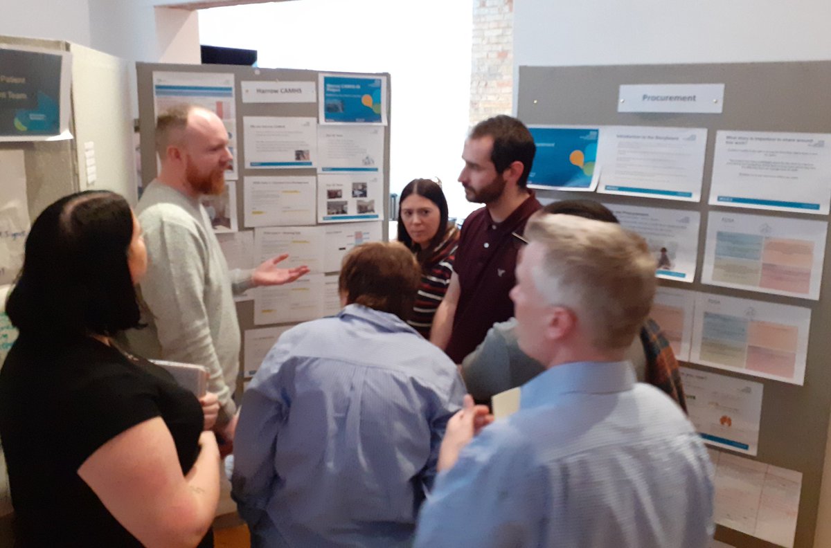CNWLImprovement's tweet photo. Sharing QI story boards at the @CNWLNHS Improvement Science In Action Practicum. A great way to learn from each other. #allteachalllearn @Simoned47567247 @TheIHI https://t.co/32cGnm5Lg3
