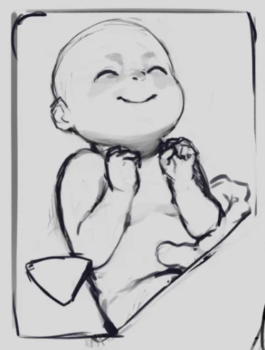 I'm pretty sure that everytime I draw Lou being the precious little BB she is my heart gets bigger and bigger 