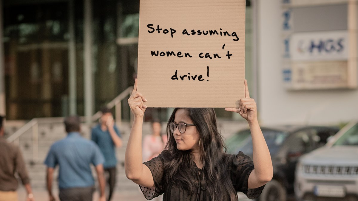 myntra's tweet photo. “Statistics prove that women are better drivers”, shares Abhipsa Sarkar, Senior Visual Designer. Raise your hand if you agree.
Share with us the most irritating girl advice you’ve ever got. Tag your girls. #MyntraForHer #TellMyntra #WomenOfMyntra
Watch this space for more. https://t.co/Y6GxhbHX8C