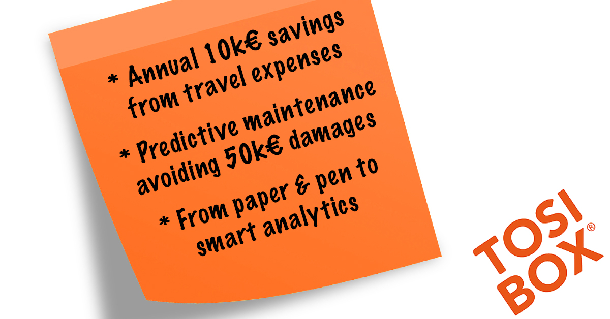 TosiCompnay's tweet photo. ✅ Annual 10k€ savings from travel expenses
✅ Predictive maintenance avoiding 50k€ damages
✅ From paper & pen to smart analytics
This is why we work hard - we want to help you to do better business! 🔥 Check the #waterdistribution case https://t.co/1vowkklg7v #SimplifyingIoT https://t.co/nb5Y6BC264