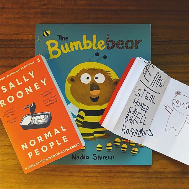 Family favourites. The little one has dressed up as a bee. I’m going to try and act normal.
#worldbookday #sallyrooney #nadiashireen ift.tt/2ImyBVG