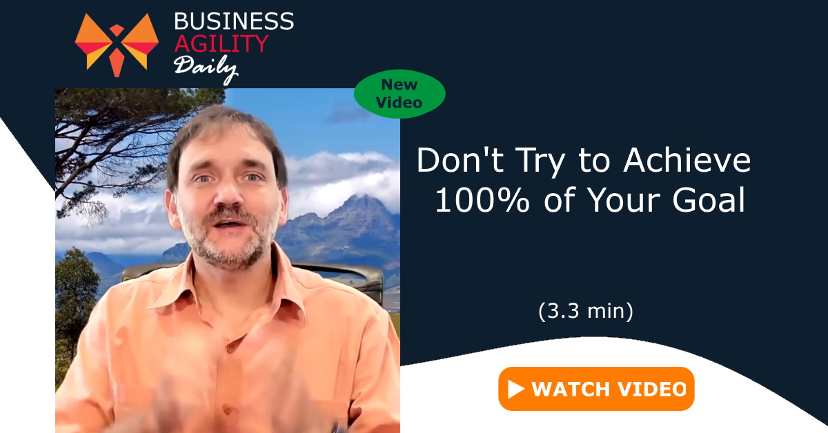 Do you want to get to 160% of the outcome in just 40% of the time you estimated to do it in? 😎 Sounds like voodoo magic, but only if you don't know how Pareto applies to goals. <a href="/mathiastolken/">Mathias Tölken</a> explains in this short video.
xuviate.com/business-agili…
