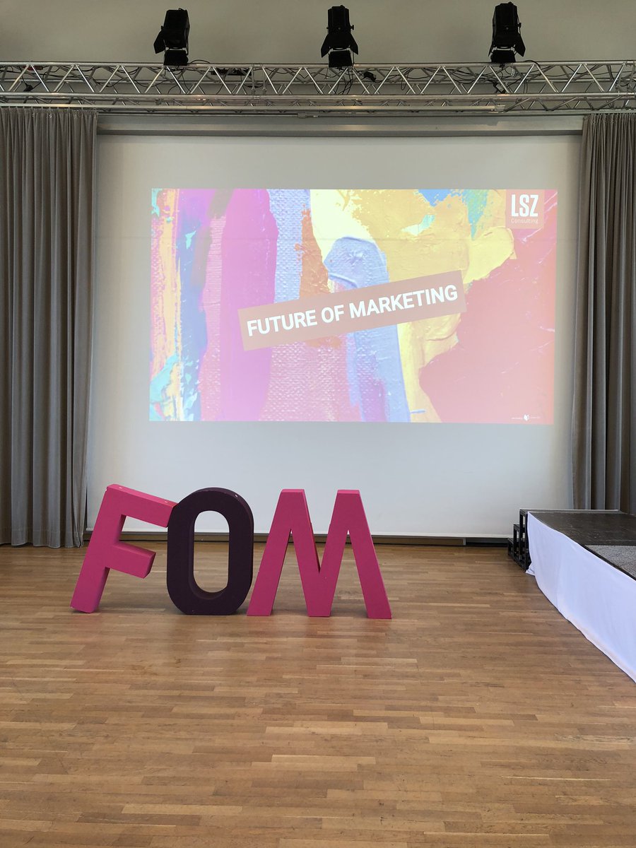 Guten Morgen! Zweiter Kongresstag in Waidhofen! #fom2020 #futureofmarketing #marketing #curious @LSZconsulting