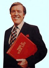HenninghamDavid's tweet photo. Good Morning Twitteroonies, Happy Thursday and Happy World Book Day. Why not cause major confusion by dressing-up like this man whilst clutching a big red book? #worldboookday #thisisyourlife #confusion https://t.co/VPfqkHsOtf