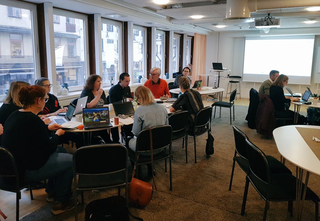 OhjaamoPori's tweet photo. This week we participated the Stockholm Joint Session-Transnational collaboratives supporting Youth NEET-event. Great convos about similar challenges we face with #NEETs and #OneStopShops in the Baltic Sea Region. 

Looking forward for the future collaboration!

#integrateneets https://t.co/p4UDlLKtNP