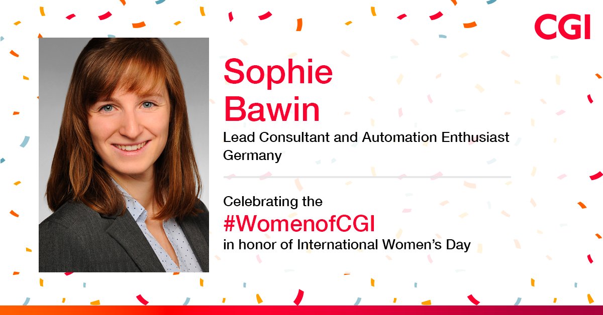 Im Rahmen das Internationalen Weltfrauentages wurde unsere Kollegin Sophie aus München als "Women of CGI" ausgezeichnet. Mehr dazu findet ihr auf unserem LinkedIn Kanal. Herzlichen Glückwunsch Sophie. #IWD2020 linkedin.com/feed/update/ur…