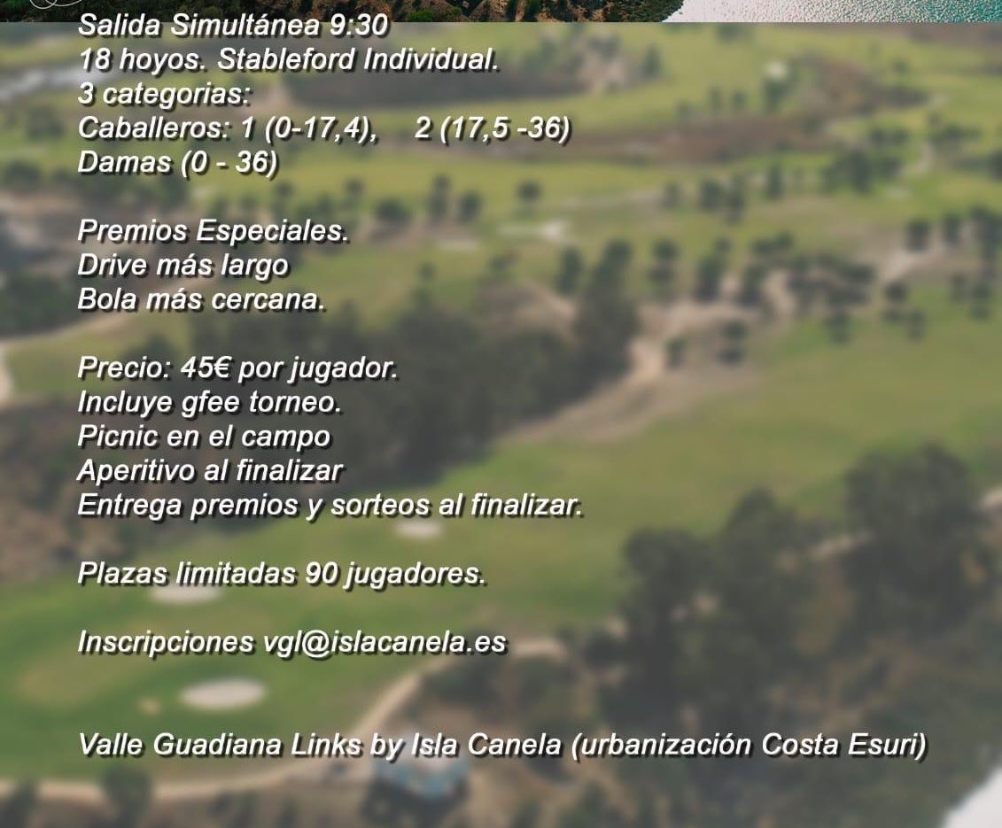 golfislacanela's tweet photo. Torneo a la vista 14 de Marzo. Dónde? en nuestro nuevo campo #golf #ValleGuadianaLinks by @islacanela lo conoces?? https://t.co/4ZEfWCDcy3