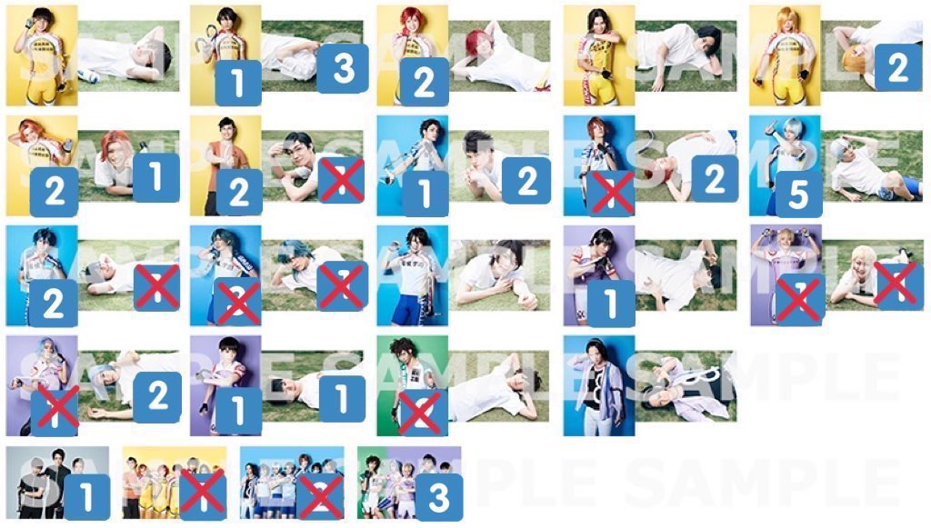 riko_trade's tweet photo. 【譲渡】 
舞台 弱虫ペダル ペダステ ランブロ

(譲)
画像参照

(求)
定価(＋送料)

※お譲りできるものは数字で枚数を示しているもののみ
※2枚目の条件をお読みください
※都内手渡し、もしくは郵送対応
※まとめての方優先致します https://t.co/va8L7cPanw