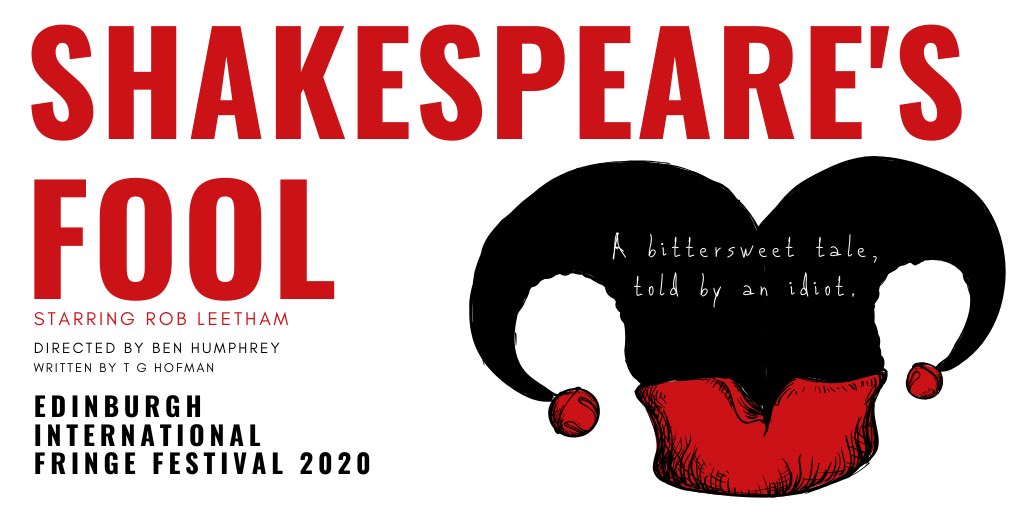 Very excited to be launching this project next week. It will be premiering at the International Shakespeare Festival, then going on to a full run at #EdinburghFringe. Please follow our campaign on <a href="/kickstarter/">Kickstarter</a>. Every little helps. #shakespearesfool
bit.ly/2PN7xDa