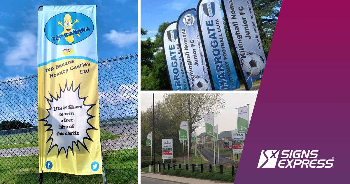 SX_Hull's tweet photo. Custom Printed Flags! 
Contact us today: 01482 629966 or sales.hull@signs-express.co.uk #Hull https://t.co/114Dg4uWw8