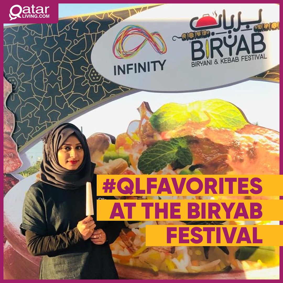 qatarliving's tweet photo. QLers.. head down to the most flavorful, Biryab Festival at Al Bidda Park near Fire Station.
If you ask us, here's what we enjoyed along with delicious Biryani and Kebabs.
The festival runs until March 9, 2020.
#QLRecommends
#Biryab
#Food
#QatarLiving
#Qatar https://t.co/mLCR041EjS