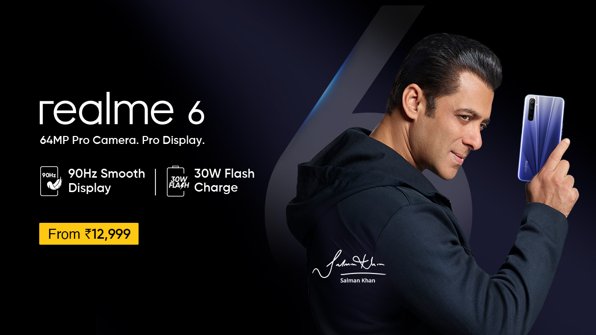 MadhavSheth1's tweet image. Introducing #realme6, 64MP #ProCameraProDisplay at a starting price of ₹12,999.
✅64MP Quad Camera
✅90Hz Ultra Smooth Display
✅30W Flash Charge
✅MediaTek Helio G90T AI Processor

1st sale starts at 12PM, 11th March on realme.com &amp;amp; Flipkart