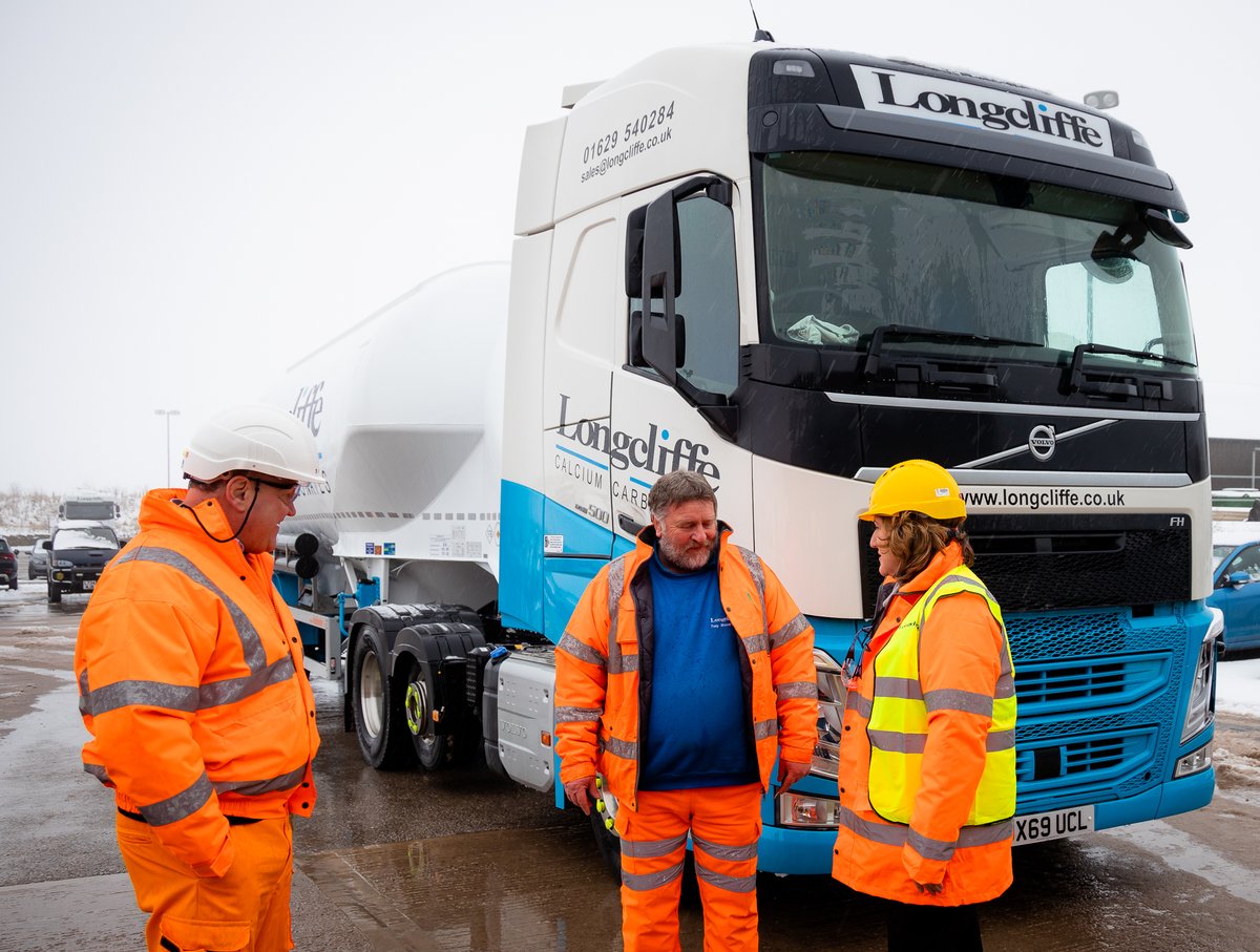 Sarah Dines, MP for Derbyshire Dales, saw for herself the vital role Longcliffe Quarries plays within the community, providing employment, supporting local businesses, and supplying essential products for society <a href="/Dines4Dales/">Sarah Dines</a> #MadeinDerbyshire