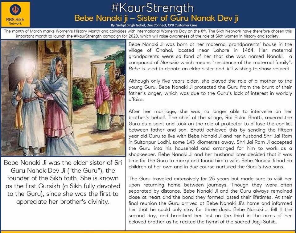 WestMids550's tweet photo. #KaurStrength - Celebrating the Role of Women in shaping Sikh History, Society and Leadership
Bebe Nanaki Ji - Sister of Sri Guru Nanak Dev Ji , an epitome of humility, devotion and benevolence https://t.co/UIxJ5ZmTC8