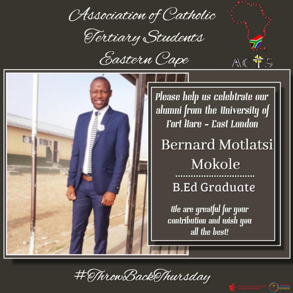 acts_ufh's tweet photo. ACTS EC &amp; ACTS UFH - EL would like to celebrate our almuni and we are grateful for their contribution to our growth. 
All the best wishes in your future endeavours 💛🎊🎉

#ACTS #ACTSAlumni #FortHareEL #HomeAwayFromHome #FaithInAction #ACTSEC https://t.co/qNhFZg9GaI