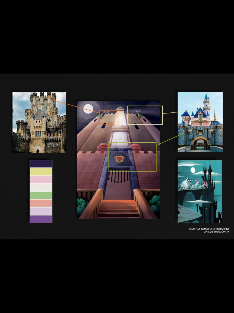 #ConceptArt #castle #ilustración