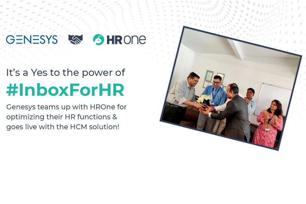 hronecloud's tweet photo. #GoLive at India’s advanced Mapping Solutions pioneer, @igenesys_1996. A great project delivered in record time, made possible with the efforts & collaboration of both teams!
#HROne #Genesys #HCMPartner #InboxForHR
#CustomerGoLive #HRTech #FutureReady https://t.co/WcvncN97xb