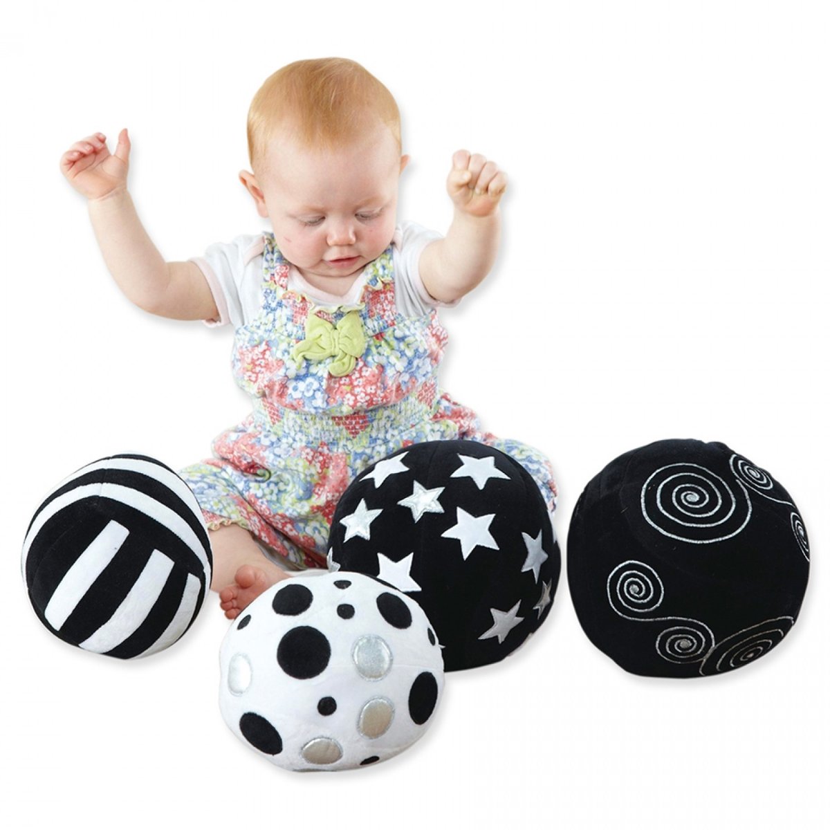 SpaceKraft29's tweet image. Sensory Ball Collection - A set of four softballs with different patterns, textures and sounds to explore: stripes, stars, spirals and dots: snip.ly/p28oix #SensoryToys #SensoryBalls #SEN
