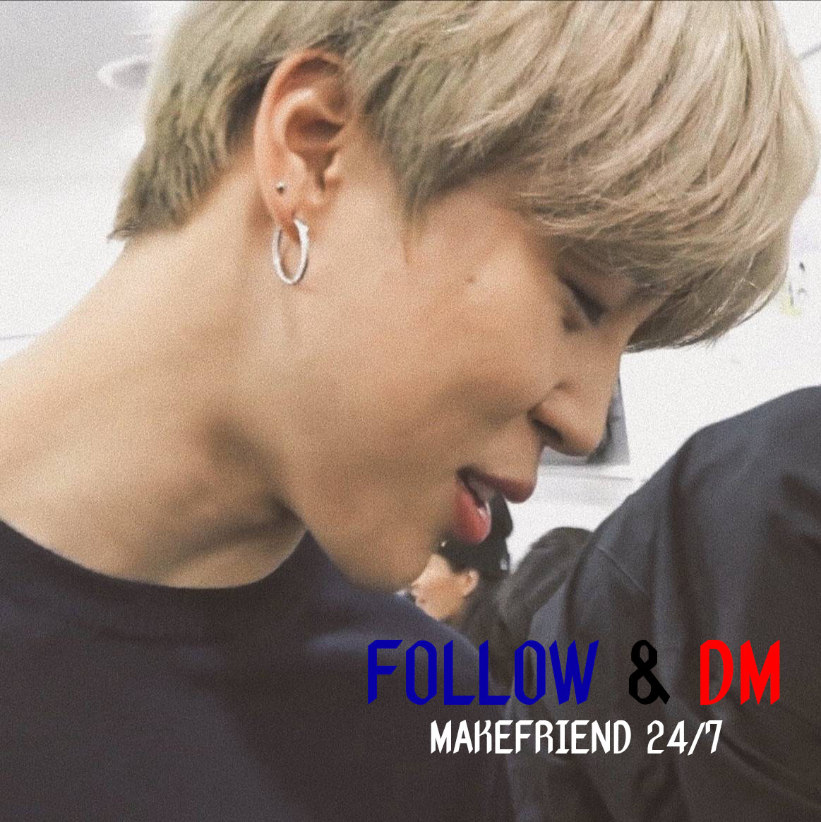 — 𝙎𝙖𝙮 𝙝𝙞, 𝘽𝘼𝘽𝙔 🕸️

        ⛓ สวัสดีครับผม ˹ เหนือเดือน ˼ ☽ เมจจีมิน 𝖒𝖆𝖉𝖊 𝖎𝖓 𝟏𝟗𝟗𝟓 วันนี้ผมจะมาทำการ ˈ 𝖗𝖙 แลกฟอล &amp;​ ตามทัก ˈ กับทุกคนที่รีทวิตนี้ื แล้วเจอกันนะครับ ⛓

/ยพท. rt, ตามทัก #imgxonlybts