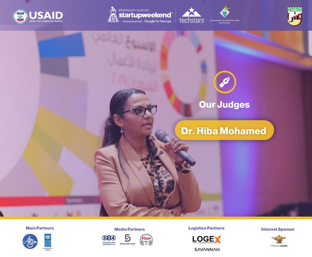 SWKH17's tweet photo. #meetourjudges
Dr. Hiba Mohammed Ali,
Head of Investment Authority - Ministry of Finance and an Economic Specialist .
#IECSudan #entrepreneurship #sudan #startupweekendwomenkhartoum #startupweekendkhartoum #SWKH #March2020 #womenpower
#SWWKH2020 #المرأة #ريادة_الاعمال https://t.co/dAVoIRMhtT