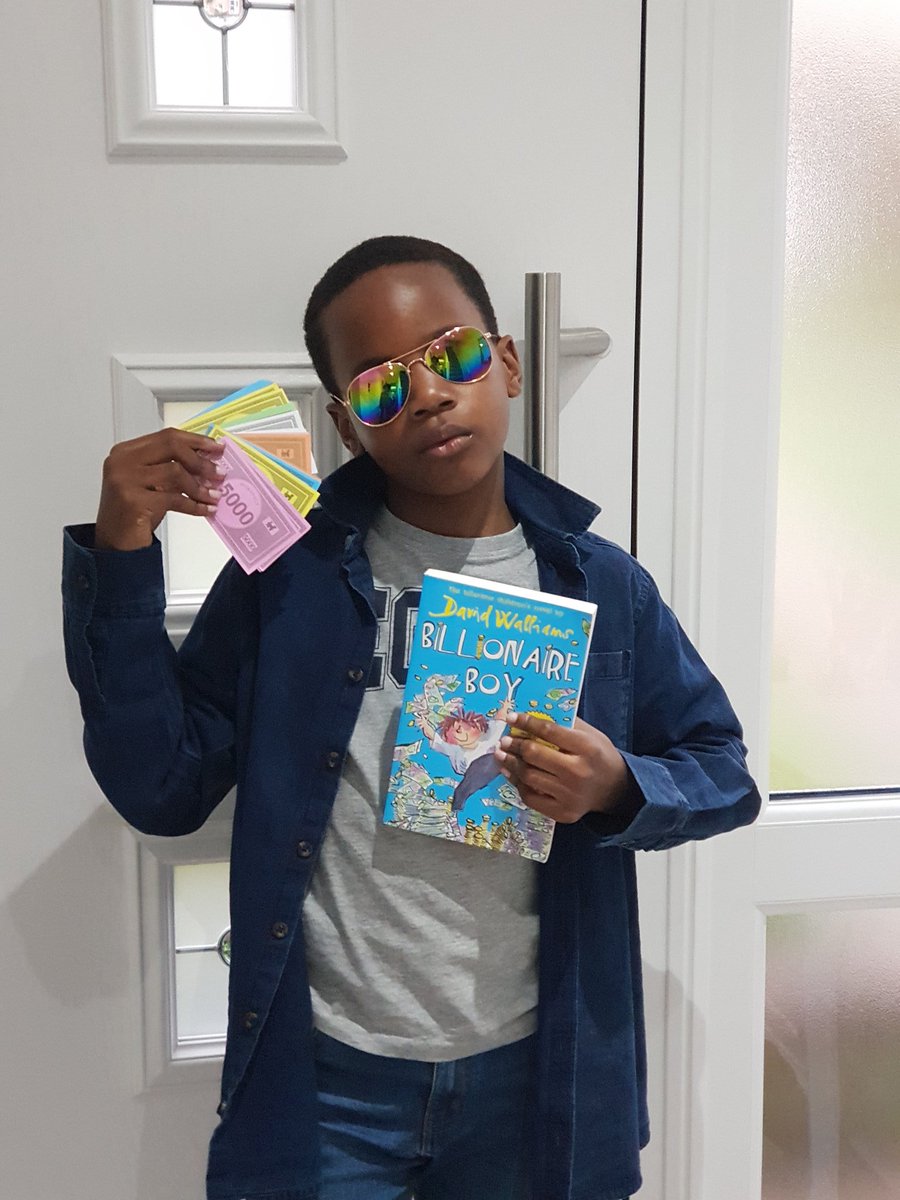 ErukeI's tweet photo. @davidwalliams My son thinks there should be a 'David Williams Day'. He absolutely loves your books and adores the fun characters! Gangsta Granny next year! https://t.co/LUoSC82br1