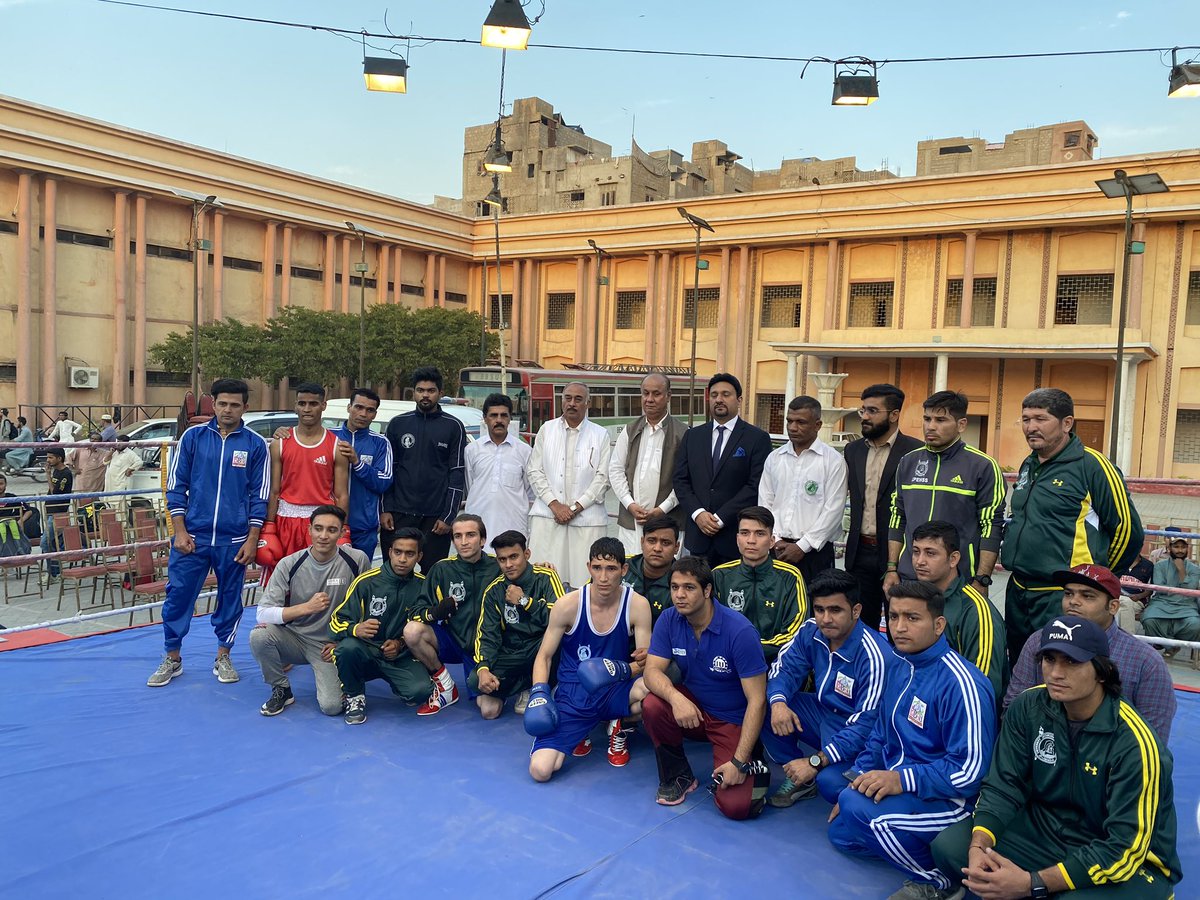 SamirMir's tweet image. Attended as Chief Guest HEC ALL SINDH INTER-University BOXING CHAMPIONSHIP 2020. Inaugurated at BENAZIR BHUTTO SHAHEED UNIVERSITY LYARI KARACHI under the leadership of worthy VC Akhtar Baloch sb. 
Boxers from 9 different University from Sindh are participated. #BBSUL #HEC #Lyari