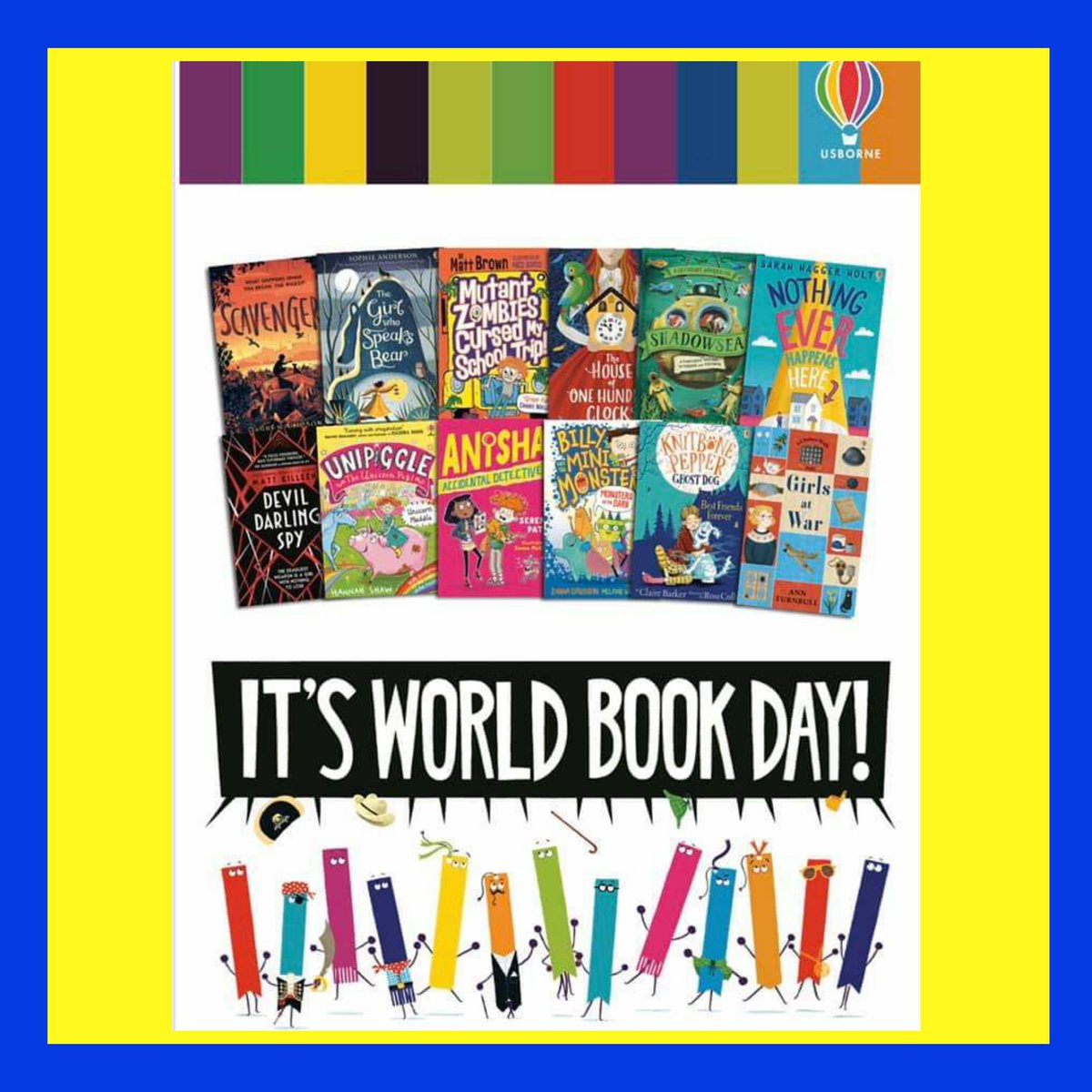Happy #worldbookday2020! Are you #sharingstories, has your little one #dressedup, we are at a #school #bookfair this afternoon. Have fun celebrating today and a huge shout out to the amazing #Usborneauthors and #Usborneorganisers bringing stories to life today and every day.