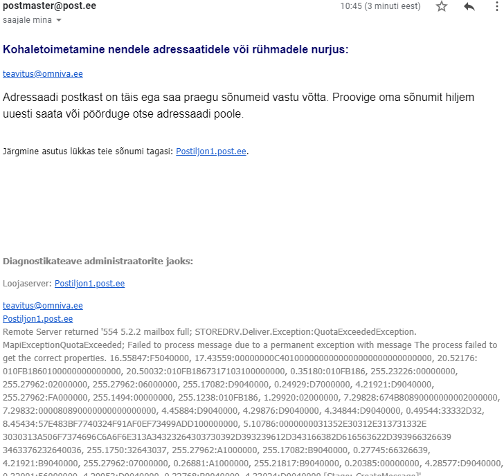 pingviinitiivul's tweet photo. Sain paki SMSi - Saaremaa Kaubamajas ootab mind pakk, mida ma tellinud pole - saatsin siis Omnivale meilile, mida nad viimati mulle saatmiseks kasutasid, teadaande ja sain vinge vastuse: #omniva #eestipost #post24 https://t.co/PVr2kVlCsG