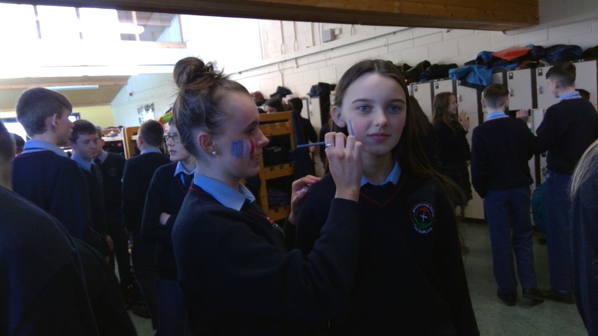 Pres_Carlow's tweet photo. 🇫🇷Some pictures of this week's face painting and in class quiz for #French_Week. @languages_ie 🇫🇷 https://t.co/JGtiW0dHTx