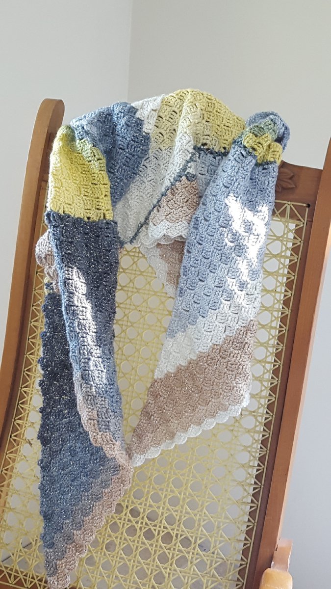 auriolcrochet's tweet photo. New in my #Ravelry store. #crochet pattern for sparkly summer shawl. https://t.co/rj9jUbTPfg https://t.co/NNF5YSQ4TQ