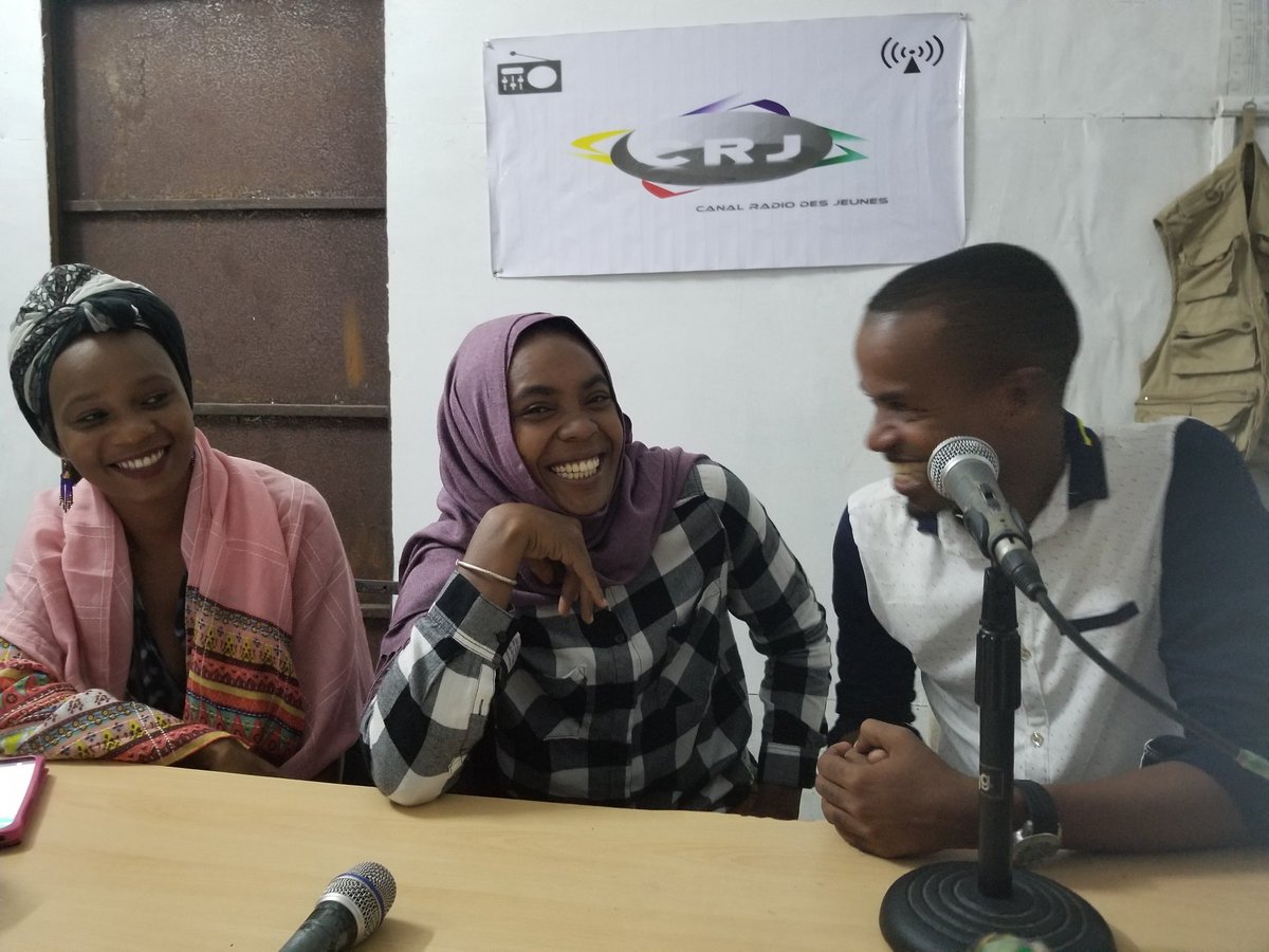 SylvaArmel's tweet photo. Radio talk about women empowerment,leadership and the value of the women in the community.
@AFRIYANCOMOROS1
#IMARAComoros
@UN_Women
@UNICEFComores
@UnfpaComores https://t.co/QV7lEM8rQe