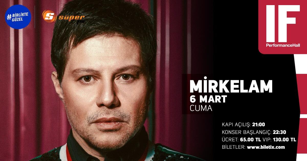 Yarın akşam If Performance Hall Ataşehir sahnesindeyiz! 
#konser #mirkelam #mirkelamşarkıları