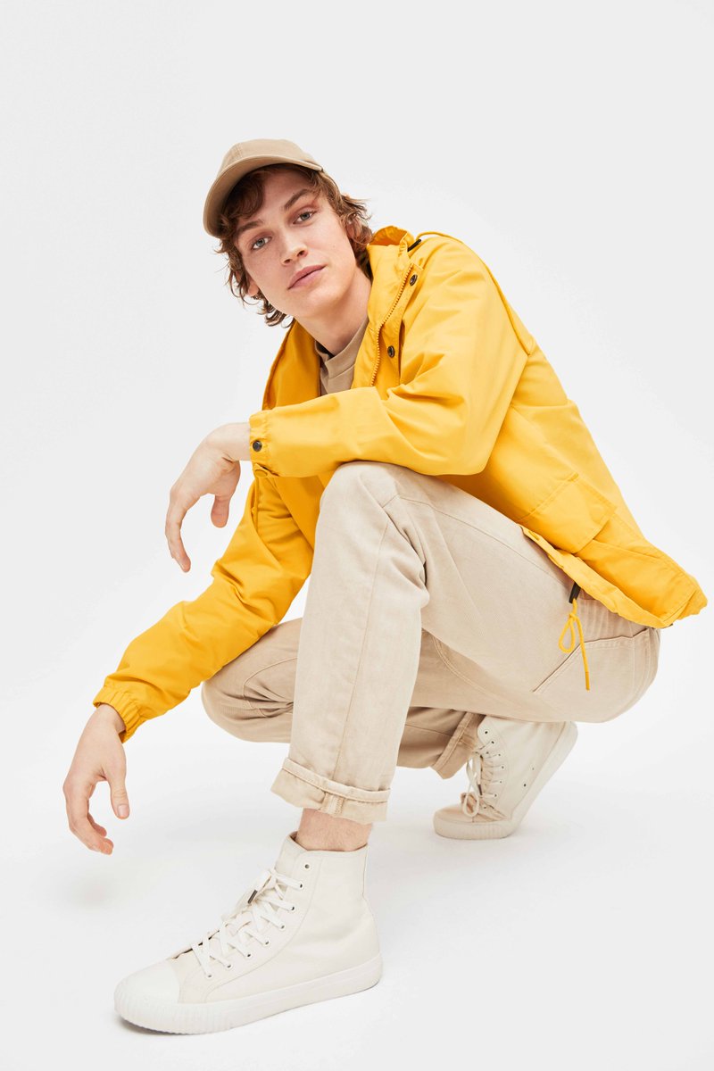 gap yellow rain jacket