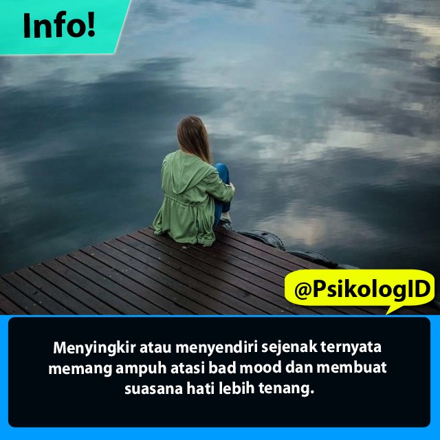 Ada yang caranya kayak gini juga pas lagi badmood atau kesal?

Salah satu caranya adalah mengambil jeda alias menyingkir atau menyendiri sejenak. Biarkan diri tenang dan ambil napas dalam-dalam. Ini memang ampuh untuk mengembalikan mood minimal lebih baik. 
#psikologid