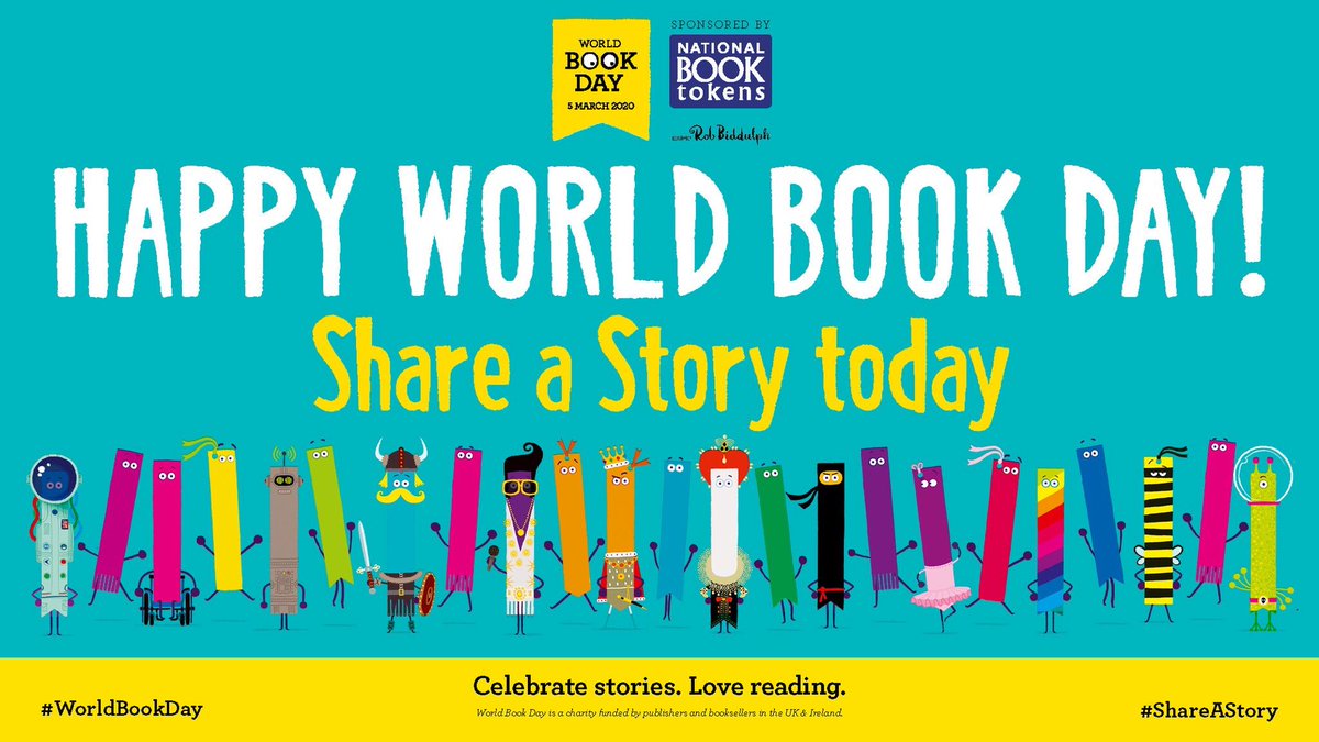 Literacy_Trust's tweet photo. Happy #WorldBookDay everyone! We hope you’ll have a great day sharing lots of stories today 📚 https://t.co/exYjmXCosz