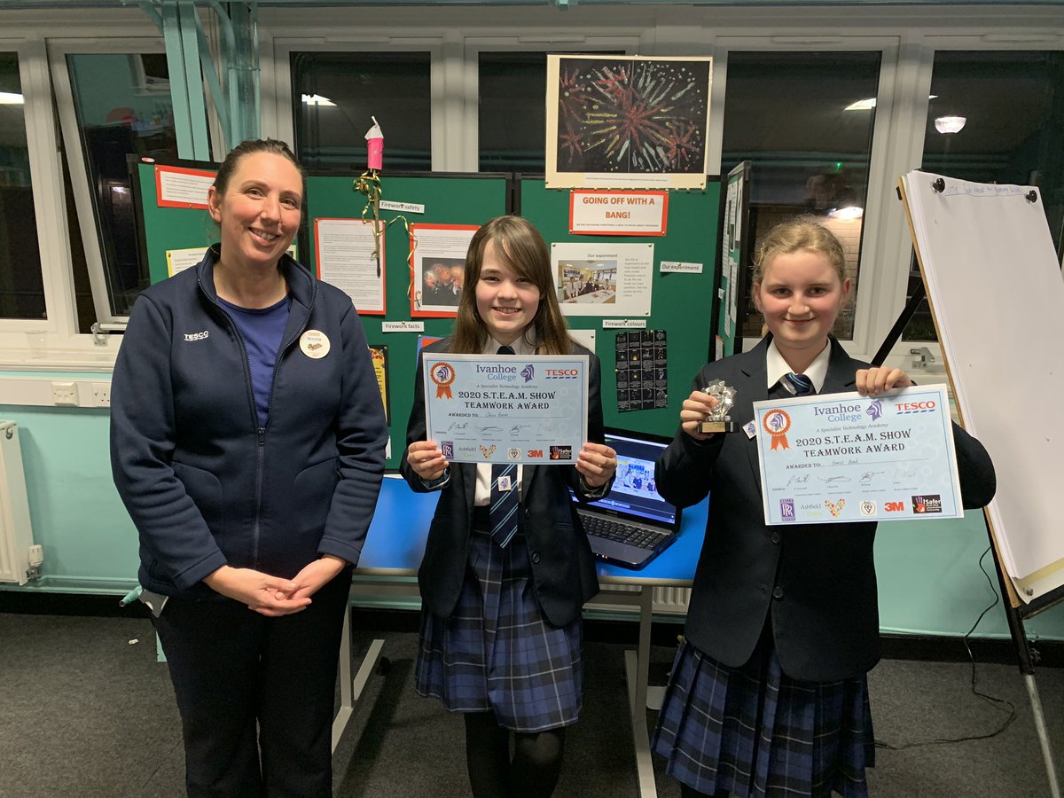 AshbyCommunity's tweet photo. Busy day TARAashby for the opening of their new kitchen with help from a grant they won with ‘bags of help’ and then onto the STEAM awards @IvanhoeCollege with our award going to ‘teamwork’ category - thank you for my invite https://t.co/tVoTWSdx4v
