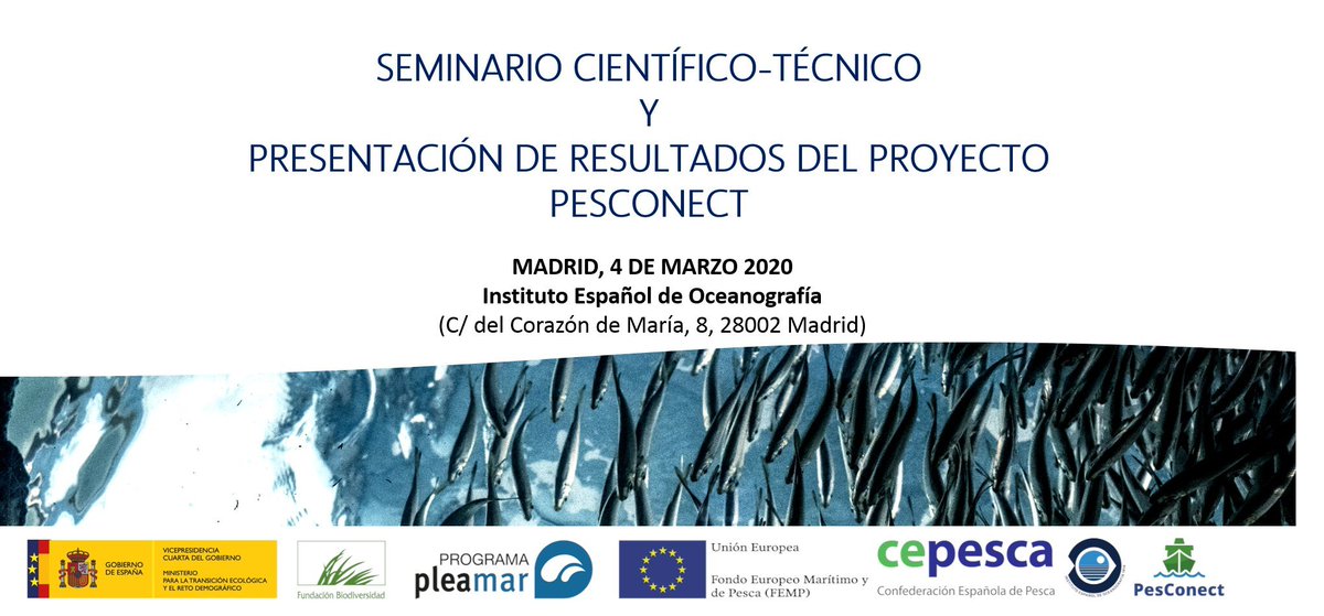 ISMrevistaMar's tweet photo. 👩‍💼🎣#RevistaMAR, presente en el Seminario @PesConect_ celebrado en Madrid 

@CEPESCA @_Opagac @IEOoceanografia @FBiodiversidad https://t.co/e2tGjJxsdB