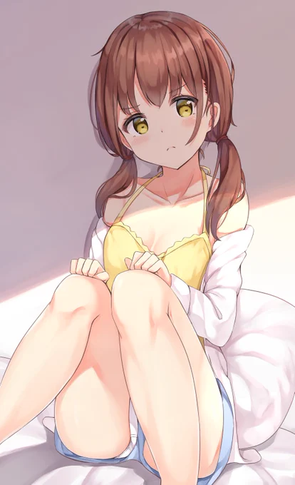 怒ってるけど見えちゃってる子 