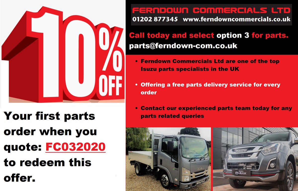 FerndownCom1's tweet photo. @IsuzuTruckUK @Isuzuuk @uk_ldv https://t.co/74kz1IVJp5