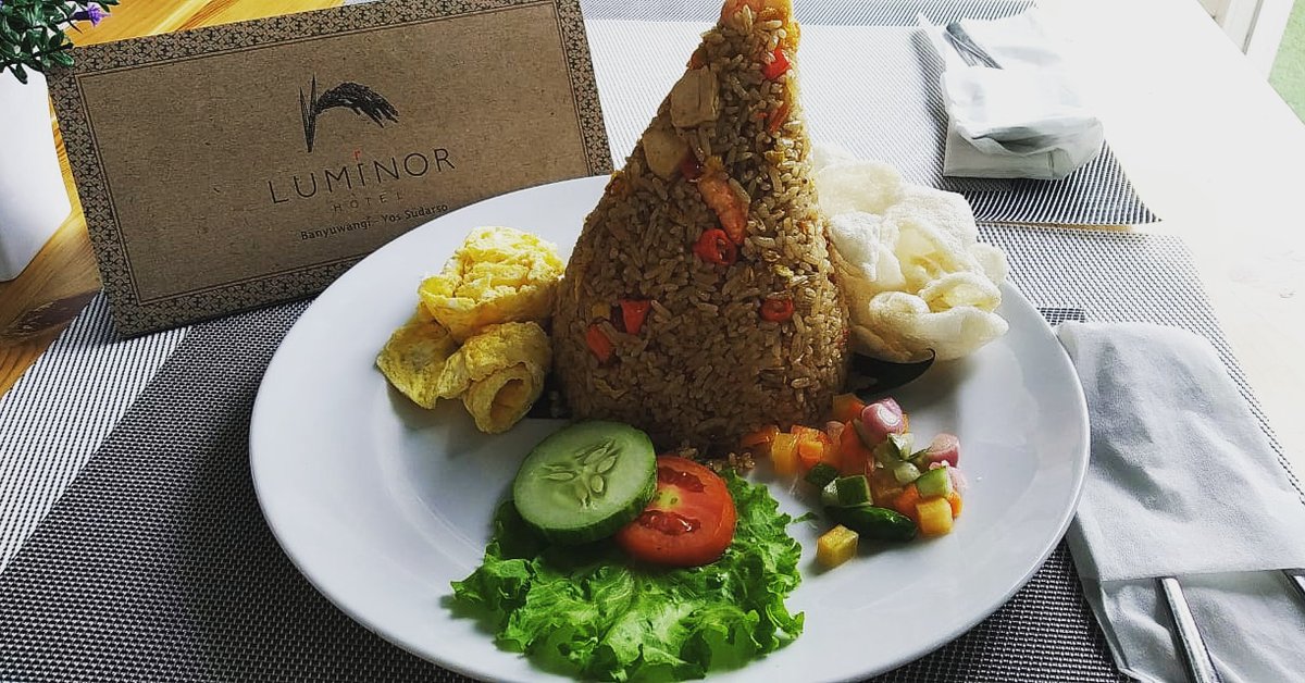 InformasiBWI's tweet image. Nasi Goreng Byekk  #spookychallenge mantaaaap buruan coba di @Luminorbanyuwangi setiap hari kamis. Menghabiskan nasi goreng ini dalam waktu 3 menit gratis!